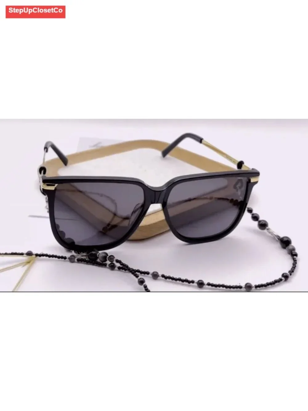 14K Gold Plated Eyeglass Chain Sunglasses Strap for Women, Adjustable Non-Slip,